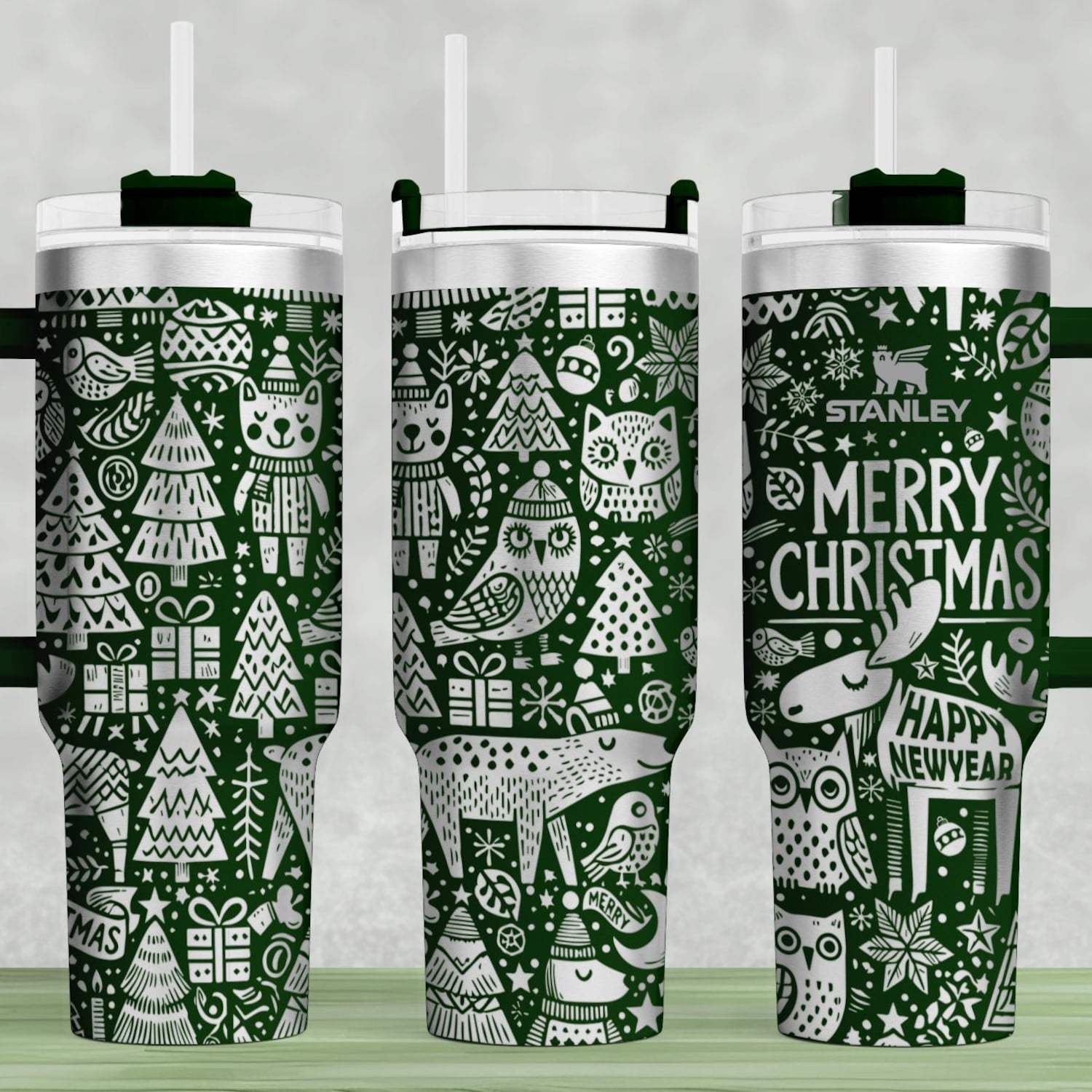 Christmas Tumbler : Laser for Stanley 40oz - Walmart.com