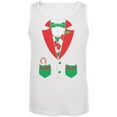 thumbnail image 1 of Christmas Tuxedo Costume Mens Tank Top White LG, 1 of 1