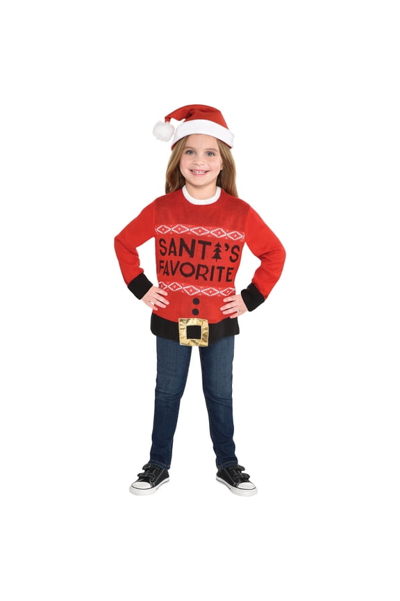 Christmas Ugly Sweater 'Santa's Favorite' (Extra Small/Small)