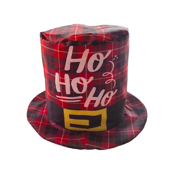 Christmas Uncle Sam Hat, Festive Decorative Cartoon Tall Hat Designed For Holiday Celebrations, Parades, Parties, Photo Props And Seasonal Events Sold As A Single Piece--