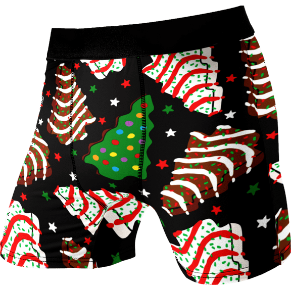 Christmas Underwear For Men Fun Novelty Snack Cake Boxer Briefs Gift