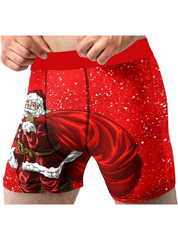 Mens Christmas Boxer Briefs