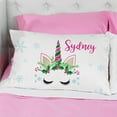 thumbnail image 1 of Christmas Unicorn Personalized Pillowcase, 1 of 1
