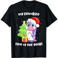 thumbnail image 1 of Christmas Unicorn Tree Costume Rainbow Toddler Kids Adults T-Shirt, 1 of 3