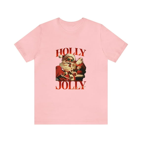 Christmas Unisex Jersey Short Sleeve Holly Jolly Good Times T-Shirt