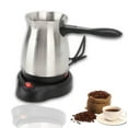Christmas VINGVO Turkish Coffee Maker Stainless Steel 600ml Electric