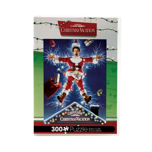AQUARIUS Christmas Vacation Vuzzle (300 Piece Jigsaw Puzzle) - Glare Free - Precision Fit - Officially Licensed Christmas Vacation Merchandise & Collectibles - 8.5 x 11.5 Inches