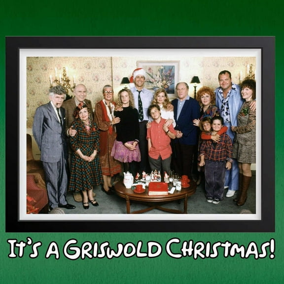 Christmas Vacation Clark Griswold Family Holiday Photo Christmas Card Funny Gift Fans Of Movie, Unframed Poster Size 12x18