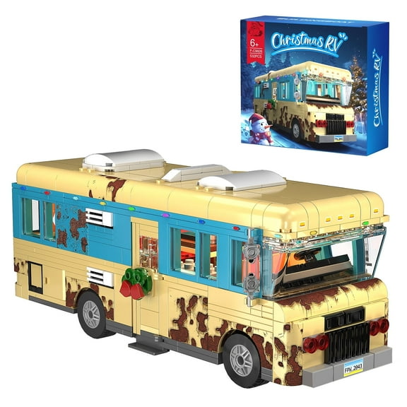 Christmas Vacation Cousin Eddie's RV Building Block Set Van House Toy Gift for Boys