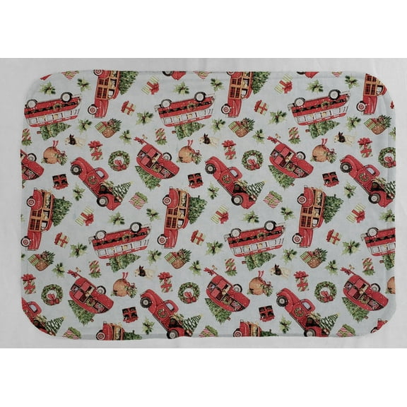 Christmas Vacation Dish Drying Mat by Penny's Needful Things (Gray)