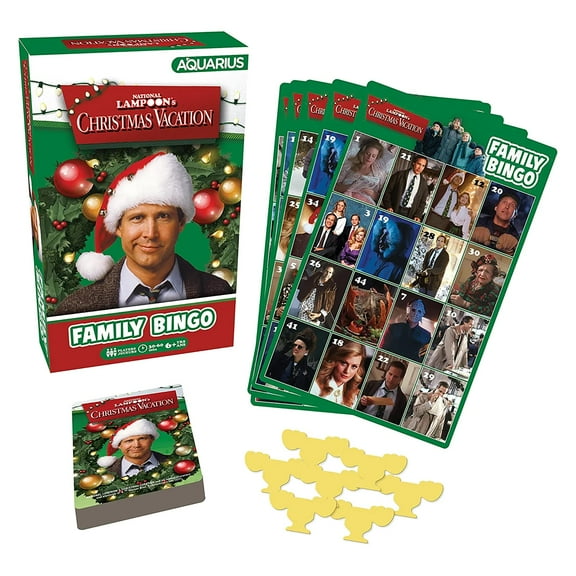Christmas Vacation Family Bingo Game Set