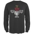 thumbnail image 1 of Christmas Vacation - Filled With Holiday Spirit Men's Black Long Sleeve T Shirt, 1 of 1