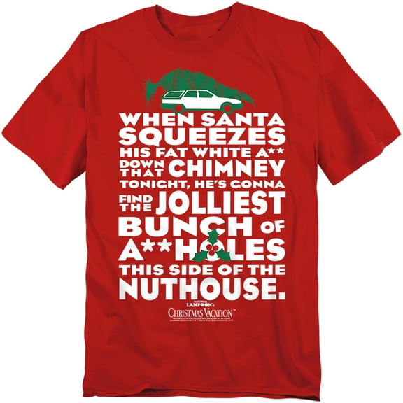 Christmas Vacation T-Shirt Jolliest Bunch Unisex Graphic Tee For Men & Women
