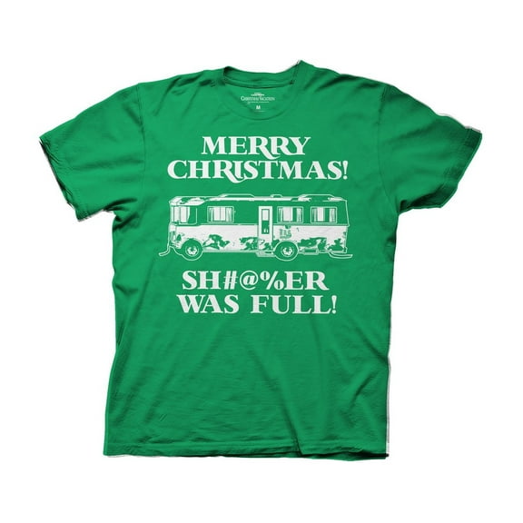 Christmas Vacation Merry Christmas $hitter Was Full Griswolds Adult T-shirt