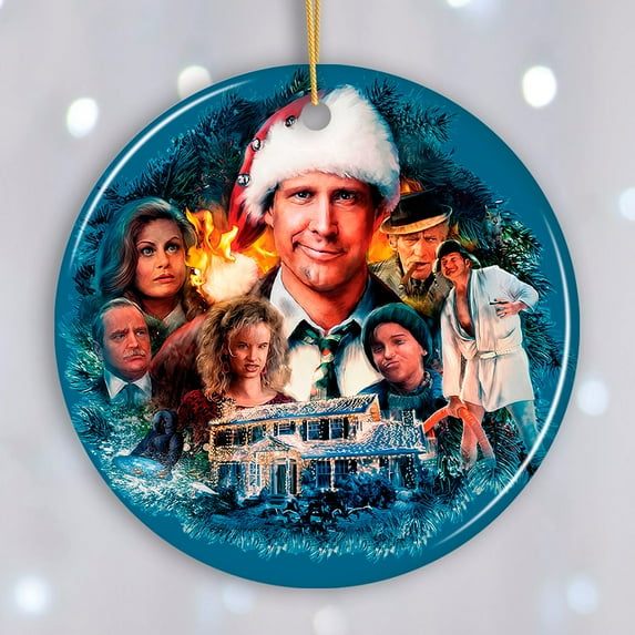 Christmas Vacation Mural Artistic Christmas Ornament, Classic Holiday Movie