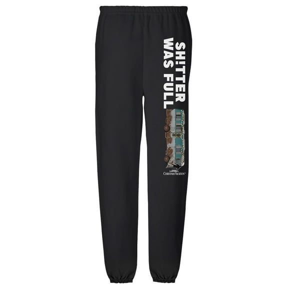 Christmas Vacation RV ShItter Was Full Mens Jogger Sweatpants, Black, 2X-Large