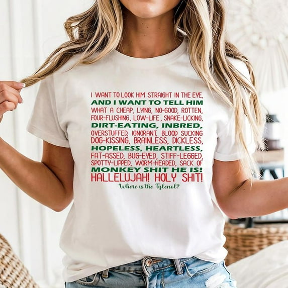 Christmas Vacation Rant Unisex T-shirt, Sizes S-5XL - Gategoo