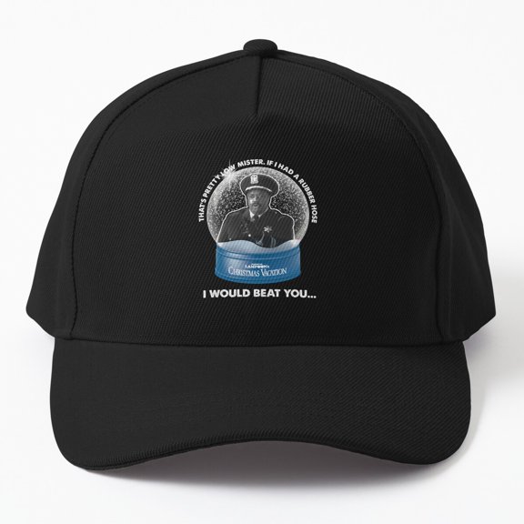 Christmas Vacation Rubber Hose Baseball Cap, Holiday Movie Quote Fan Graphic Design, Classic Hat