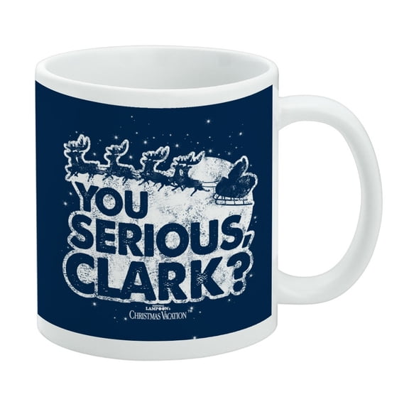 Christmas Vacation You Serious Clark? Ceramic Coffee Mug, Novelty Gift Mugs for Coffee, Tea and Hot Drinks, 11oz, White