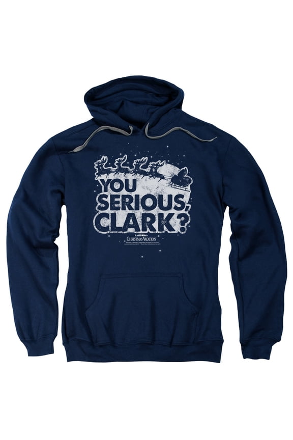 Christmas Vacation - You Serious Clark - Pull-Over Hoodie - Large