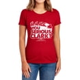 thumbnail image 1 of Christmas Vacation You Serious Clark Women's T Shirt, Red, Small, 1 of 6
