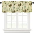 thumbnail image 1 of Christmas Valance Curtains for Windows, Pinecone Decor Kitchen Valances for Windows Heat Insulated, Window Treatments for Kitchen Bathroom Bedroom 54 x 18 inch, 1 of 6