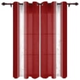 thumbnail image 1 of Christmas Valentine Red Stripes Farm Window Curtains Bedroom Festival Made Finished Drapes Livingroom Window Treatments Curtains, 1 of 2