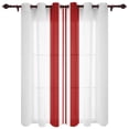 thumbnail image 1 of Christmas Valentine Red Stripes Farm Window Curtains Bedroom Festival Made Finished Drapes Livingroom Window Treatments Curtains, 1 of 2