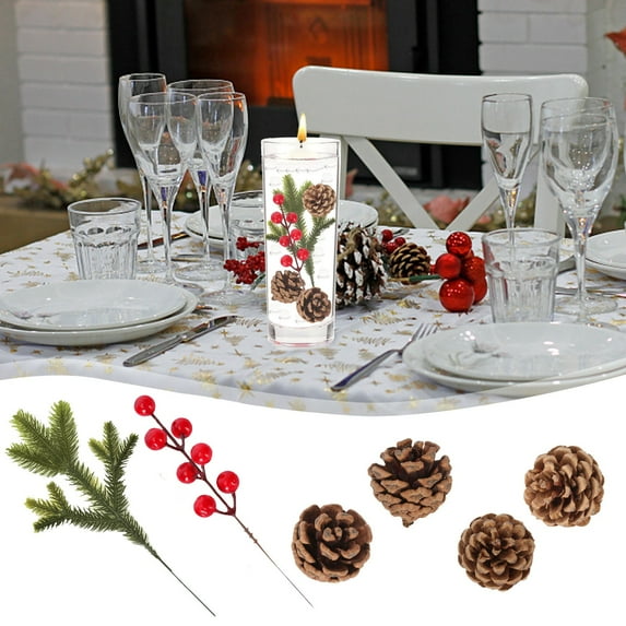 Christmas Vase Filler Beads Floating Pearls Water Gel Beads For Vase Filler Table Centerpieces Christmas Home Party Decoration