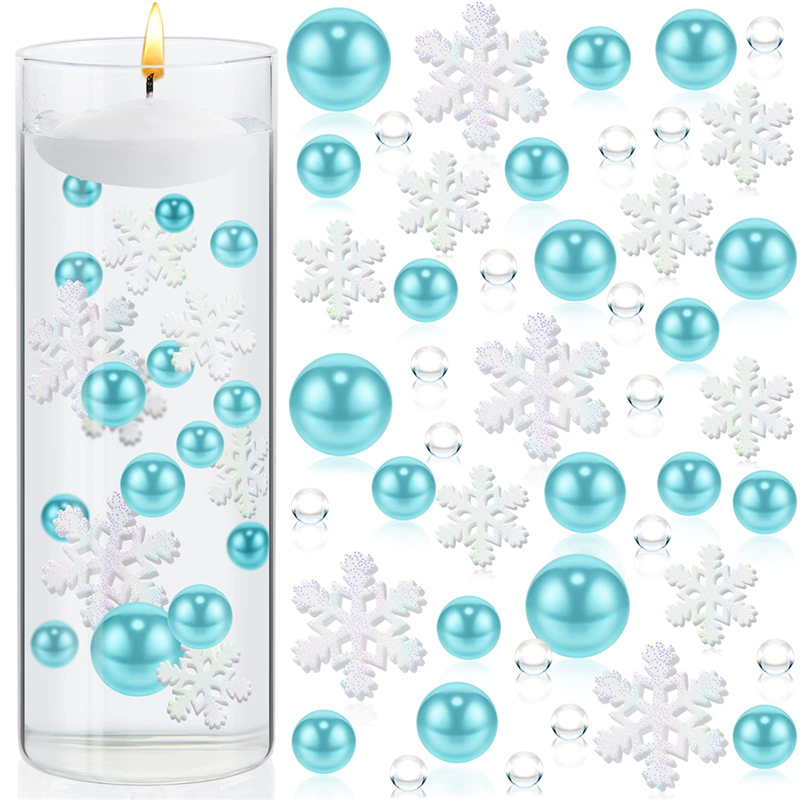 Christmas Vase Fillers, Floating Pearls Water Beads for Vases