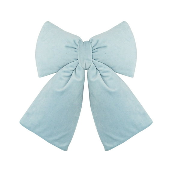 Christmas Velvet Bow Decorations - Multi-Color Polyester Tree Ornaments Gift Wrapping Bows, Mall Festive Decor Pendants