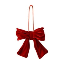 Taicans Christmas Velvet Bows 7.9x7.1in Red Holiday Decor for Tree/Wreath/Garland/Gift Box - Indoor Outdoor Home Decorations