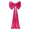 thumbnail image 1 of Christmas Velvet Bows, Ongmies Large Satin Christmas Bow - 50X38Cm with Tails, Pre-Made Tree Topper, Christmas Decorations Outdoor, 1 of 6