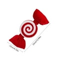 thumbnail image 1 of Christmas Velvet Candy Ornaments - Fleece and Foam Decorations for Holiday Displays and Tree Decor, 1 of 6