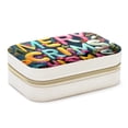 thumbnail image 1 of Christmas Velvet Portable Jewelry Organizer with Removable Compartment - Necklace Holder, Jewelry Box, and Bracelet Holder, 1 of 7