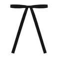 thumbnail image 1 of Christmas Velvet Ribbon Bows Decoration,Black Christmas Ornaments, Ribbon Decor for Xmas Tree, Tree Topper Wreath Bows for Home Decor Indoor Outdoor Decoration, 1 of 7