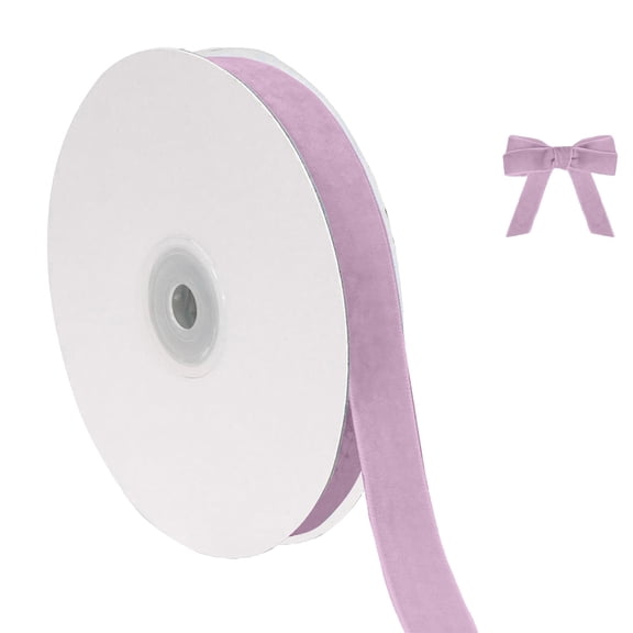 Christmas Velvet Ribbon For Wrapping Christmas Tree Ornaments 5/8 Inch Wide 10 Yards Total Thin Fabric For Wedding Invitations