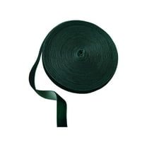 Christmas Velvet Ribbon Roll – 33ft Long 0.6in Wide Dark Green Decorative Gift Wrap Ribbon for Holiday Bows, DIY Crafts, Tree Garland & Home Decor