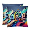 thumbnail image 1 of Christmas Velvet Throw Pillow Inserts with Unique Patterns - Set of 2 - 16x16, 18x18, 20x20 inches for Throw Pillow Covers - Various Occasions, 1 of 6
