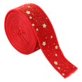 thumbnail image 1 of Christmas Velvet Wired Edge Ribbon,0.98 Inch Wide Xmas Ribbon,Craft Supply for Tree Decor Gift Wrapping Wreath Garland Bow Making,Indoor Outdoor Farmhouse Xmas Holiday Decor, 1 of 5
