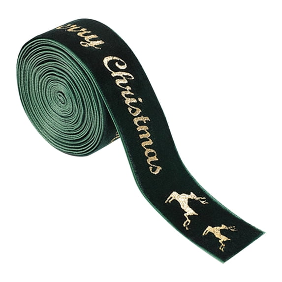 Christmas Velvet Wired Edge Ribbon,0.98 Inch Wide Xmas Ribbon,Craft Supply for Tree Decor Gift Wrapping Wreath Garland Bow Making,Indoor Outdoor Farmhouse Xmas Holiday Decor