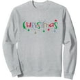thumbnail image 1 of Christmas Vibes Sweatshirt for Men, Casual Holiday Graphic Pullover, 1 of 7