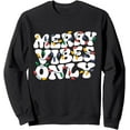 thumbnail image 1 of Christmas Vibes Sweatshirt for Men, Casual Holiday Graphic Pullover, 1 of 7