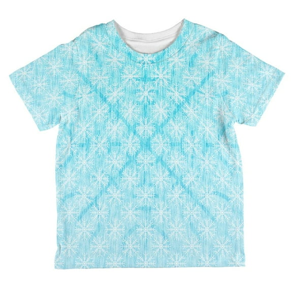 Christmas Viking Helm of Awe Snowflakes All Over Toddler T Shirt Multi 6T