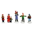 thumbnail image 1 of Christmas Village Figurines 5 Piece Decoration Set Perfect Addition to Your Christmas Indoor Decorations & Snow Village Displays (Family Christmas Set), 1 of 5