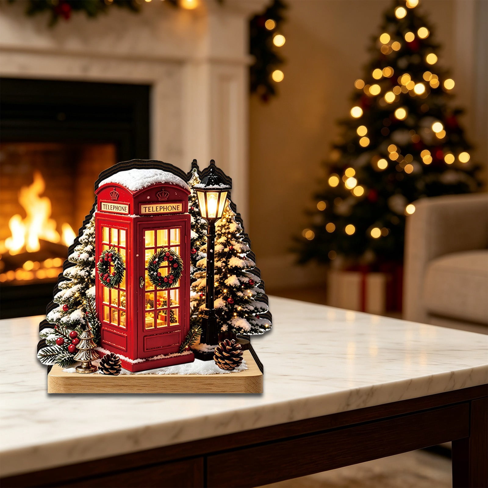 Led Tree Street Christmas Village House 4.72