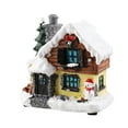 thumbnail image 1 of Christmas Village House Christmas Decoration, LED Lighted Christmas Village Houses Christmas Winter Snow Village Collectible Buildings Decorative Tabletop Decoration Xmas Holiday Home Decor, 1 of 5