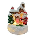 thumbnail image 1 of Christmas Village House Decoration,Light Up Mini Resin Christmas House,Resin Christmas Scene Village Houses,Lighted Christmas Village Houses Set Battery Operated Resin Christmas House Decor, 1 of 3