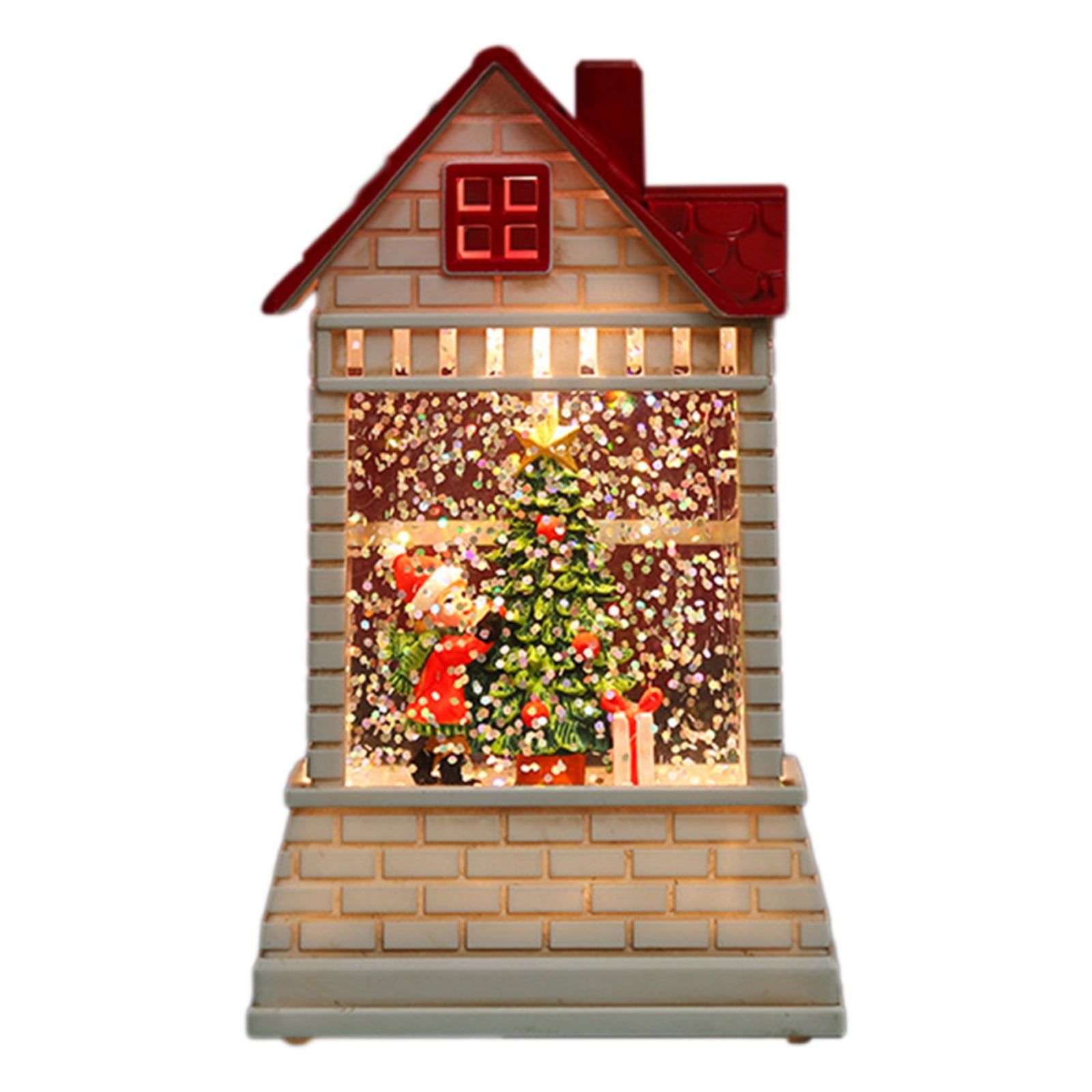 Christmas Village ,LED Lighted Christmas Village Houses with Figurines