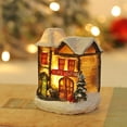 thumbnail image 1 of Christmas Village - LED Lighted Snow Christmas Village Houses, Christmas Village Collection Indoor Room Decor - Collectible Buildings, 1 of 5